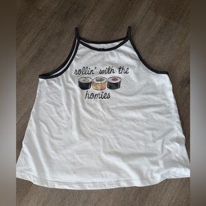 Cute sushi tank top